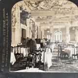 Old photography stereo, stereograph, luxury, albumine 1903 Palace Hotel des Champs-Elysées Paris