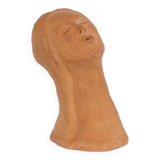 Terracotta bust of a woman 1970