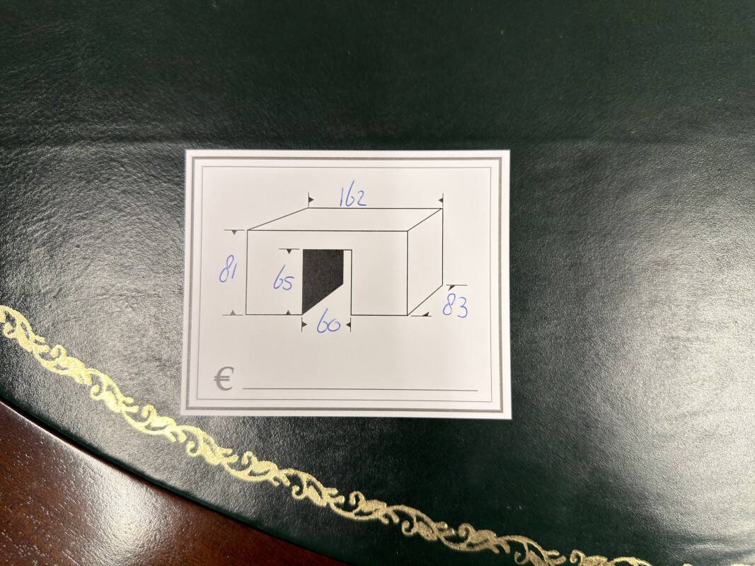 Classic English Kidney Shaped Chesterfield Desk