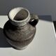 Mini grey stoneware carafe H13 D9