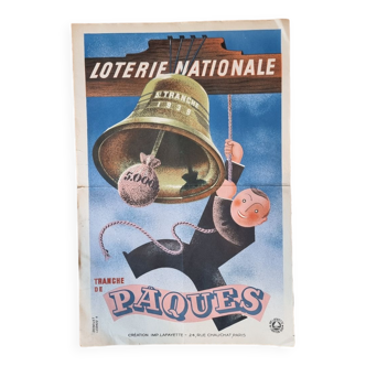 Affiche loterie nationale