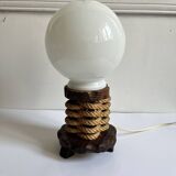 Opaline ball lamp