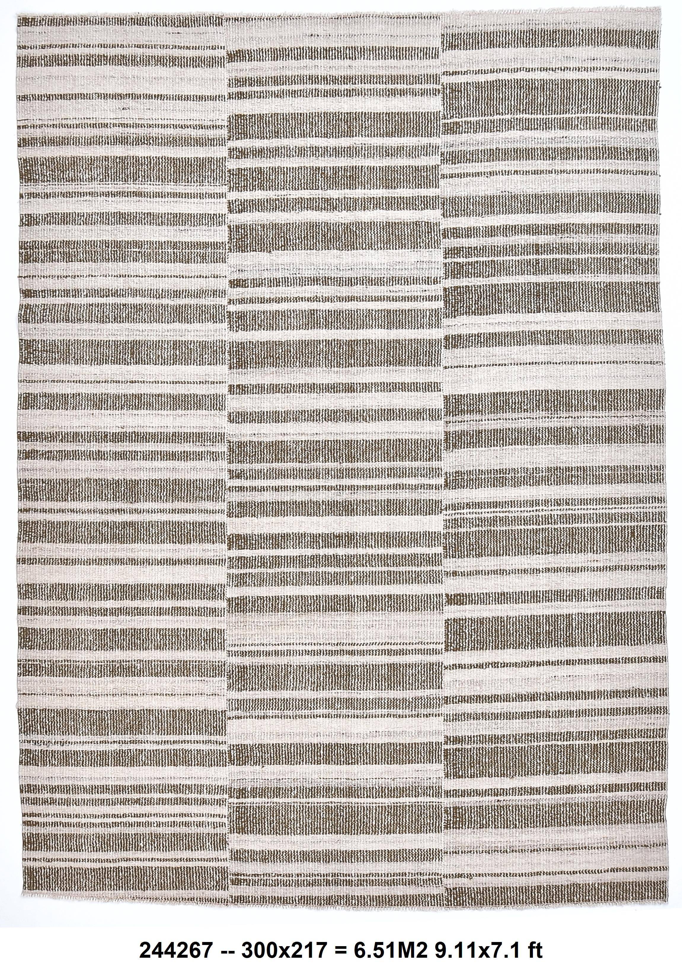 300x217cm  cream Saffran kilim carpet, large wool kilim rug, scandinavian