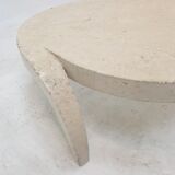 Mactan Stone or Fossil Stone Coffee Table, 1980's