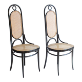 Chaises modèle Long John 207R par Michael Thonet, années 1970