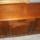 Louis XV oak and cherry wood sideboard