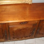 Louis XV oak and cherry wood sideboard
