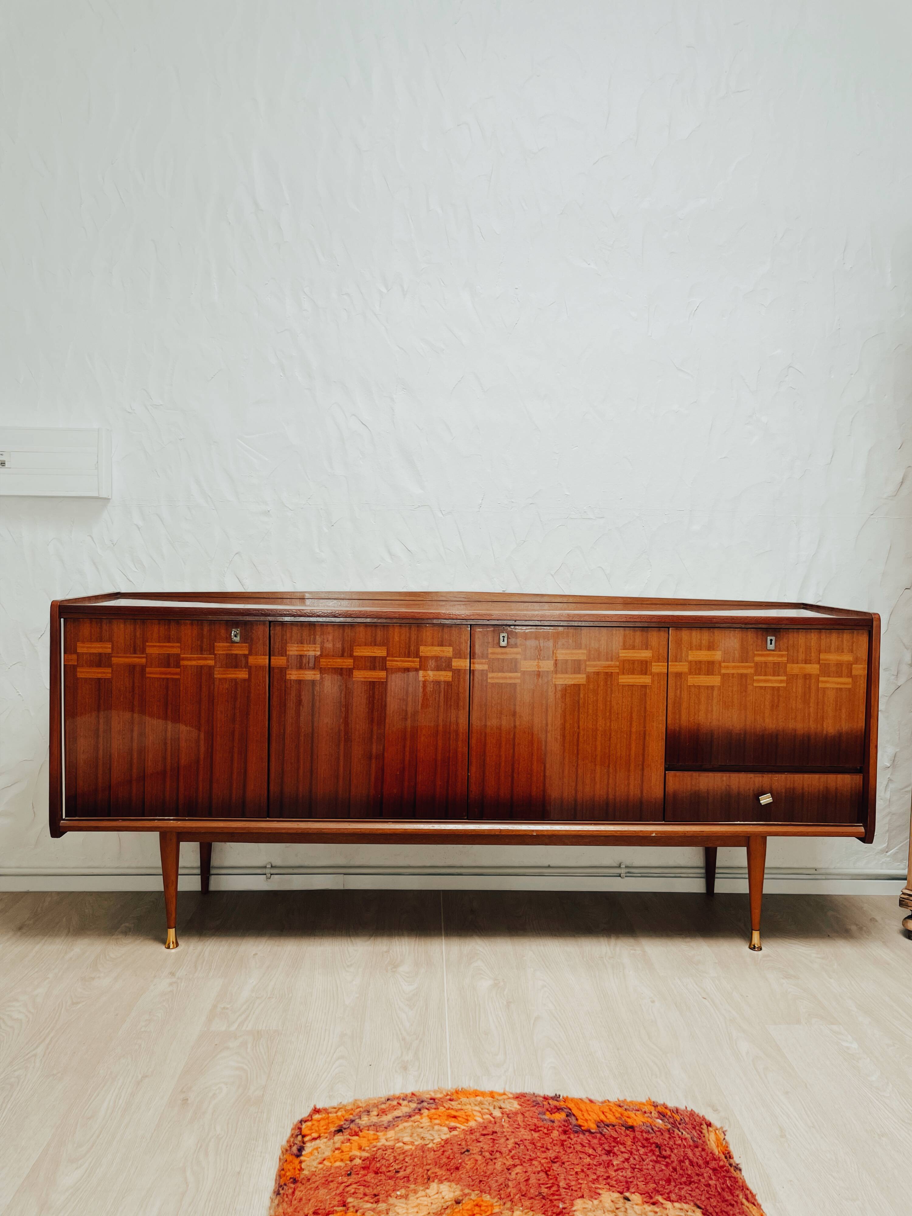 Enfilade vintage, style art déco années 60