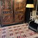 19th-century antique carpet
