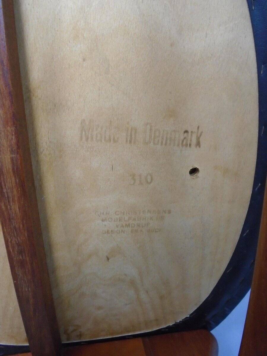 Teak Model 310 Dining Chairs by Erik Buch for Chr. Christensen, Denmark, 1960s, Set of 4