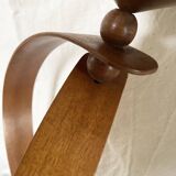 Danish teak candle holder