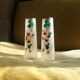 Pair of art deco vases in glass