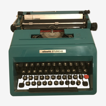 Ancienne machine à ecrire olivetti studio 45 ettore sottsass design vintage