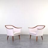 Teak Armchairs by Fredrik A. Kayser for Vatne Lenestolfabrikk, 1960s Set o2