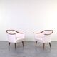 Teak Armchairs by Fredrik A. Kayser for Vatne Lenestolfabrikk, 1960s Set o2