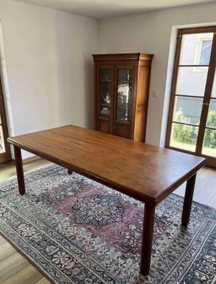 KONDOR dining table, teak, German, 1960/70