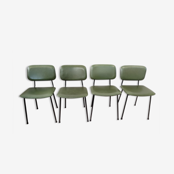 Set of 4 prefacto chairs by simard for airborne