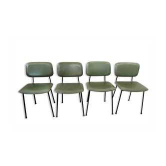 Set of 4 prefacto chairs by simard for airborne