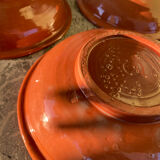 Assiettes creuses en terre cuite vernissée Maroc