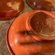 Glazed earthenware soup plates from Morocco