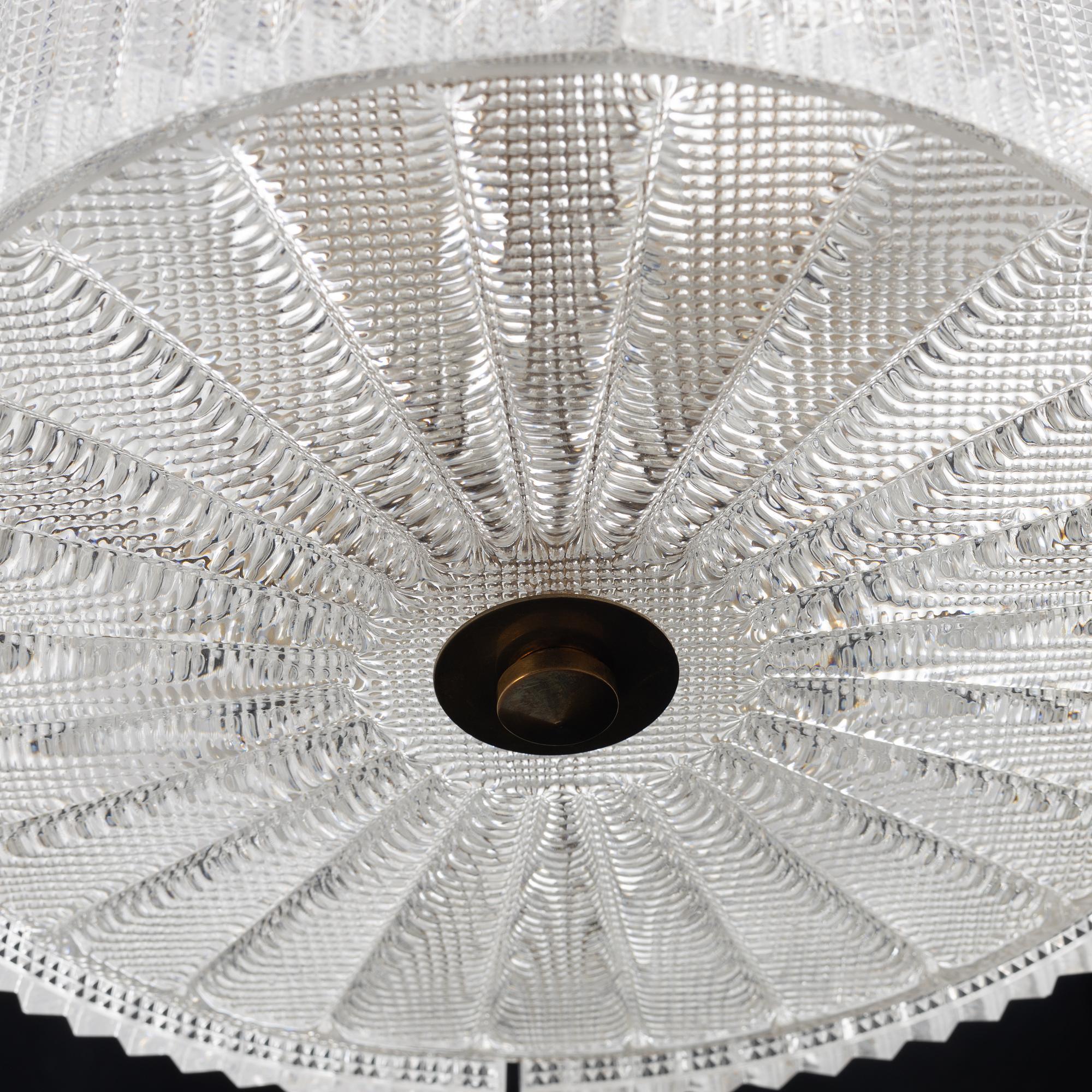 Cellar lamp by Carl Fagerlund for Orrefors, Sweden, 1960, labelled.