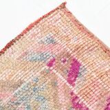 Vintage Super Soft Pink Runner Rug, 85x394Cm