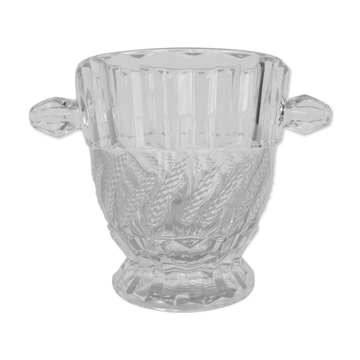 Vase en verre, verre de Bohême, années 1970