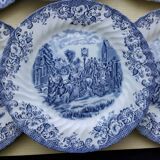 6 Johnson Bros Dinner Plates Model Coaching Scenes