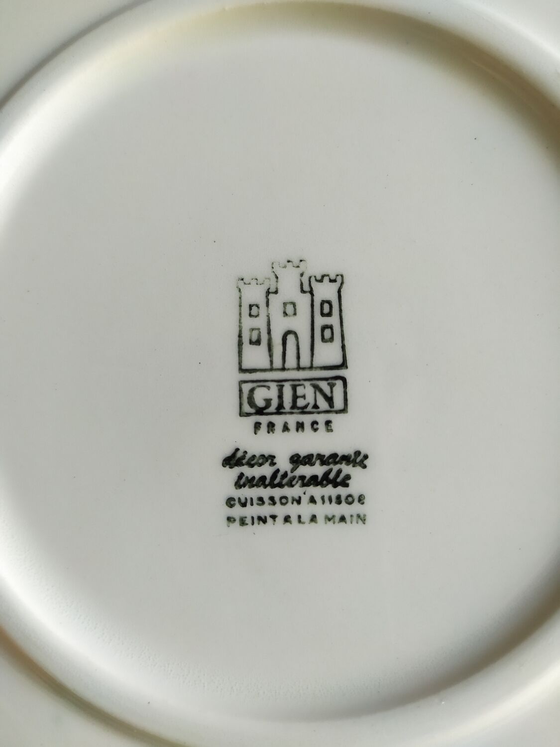 Vintage Gien dessert plates