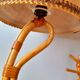 1960s rattan cat lamp
