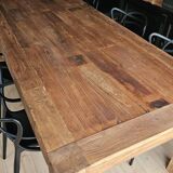 Table for 8/10 people, solid wood, interior's.