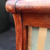 Walnut recamier bench Napoleon III daybed mid-nineteenth century