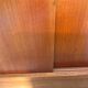 Meuble de rangement  vintage portes coulissantes