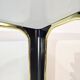 1950s glass and gold console table – Mid-century modern style