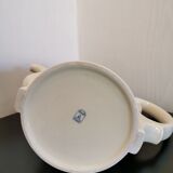 Silver-plated ceramic jug