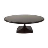 Round coffee table vintage tulip foot