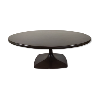 Round coffee table vintage tulip foot