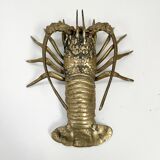 Langouste en laiton vintage
