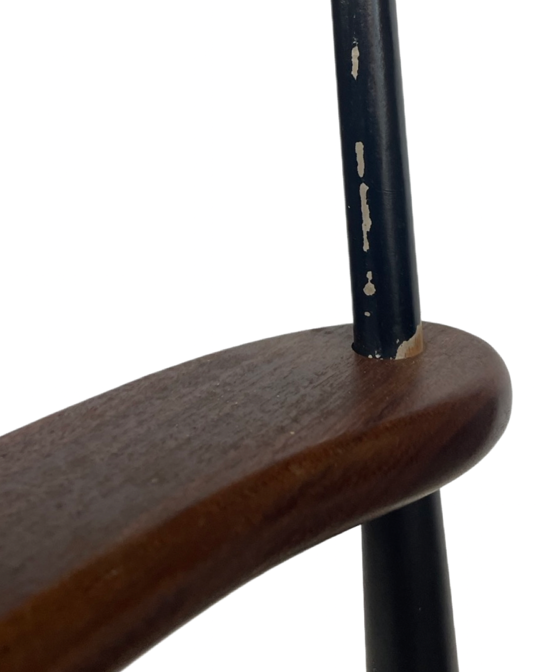 Chaise de bar vintage avec accoudoirs Billund Traevarefabrik Denmark Design