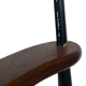 Chaise de bar vintage avec accoudoirs Billund Traevarefabrik Denmark Design