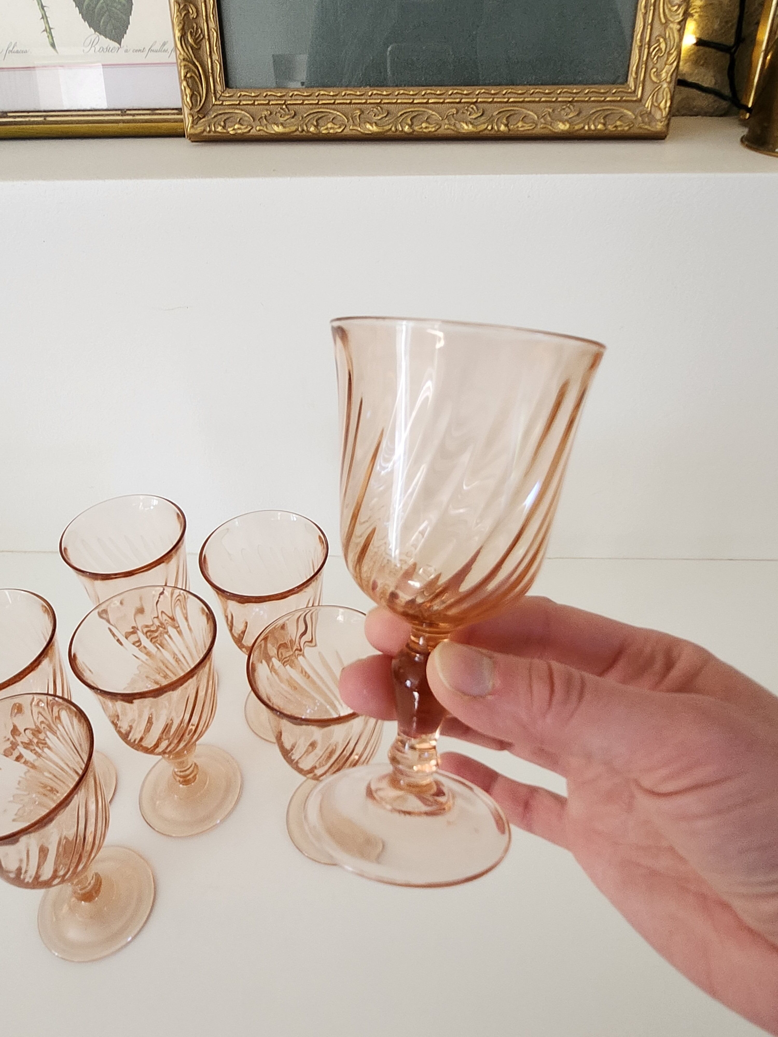 7 white wine glasses Rosaline Arcoroc (medium model)