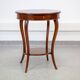 Late 20th Century Classical Style Round Side Table / Sewing Table