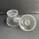 Art Deco - Crystal stamped Baccarat sugar pot