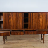 Mid century rosewood Danish sideboard by E. W. Bach for Sejling Skabe, 1960s