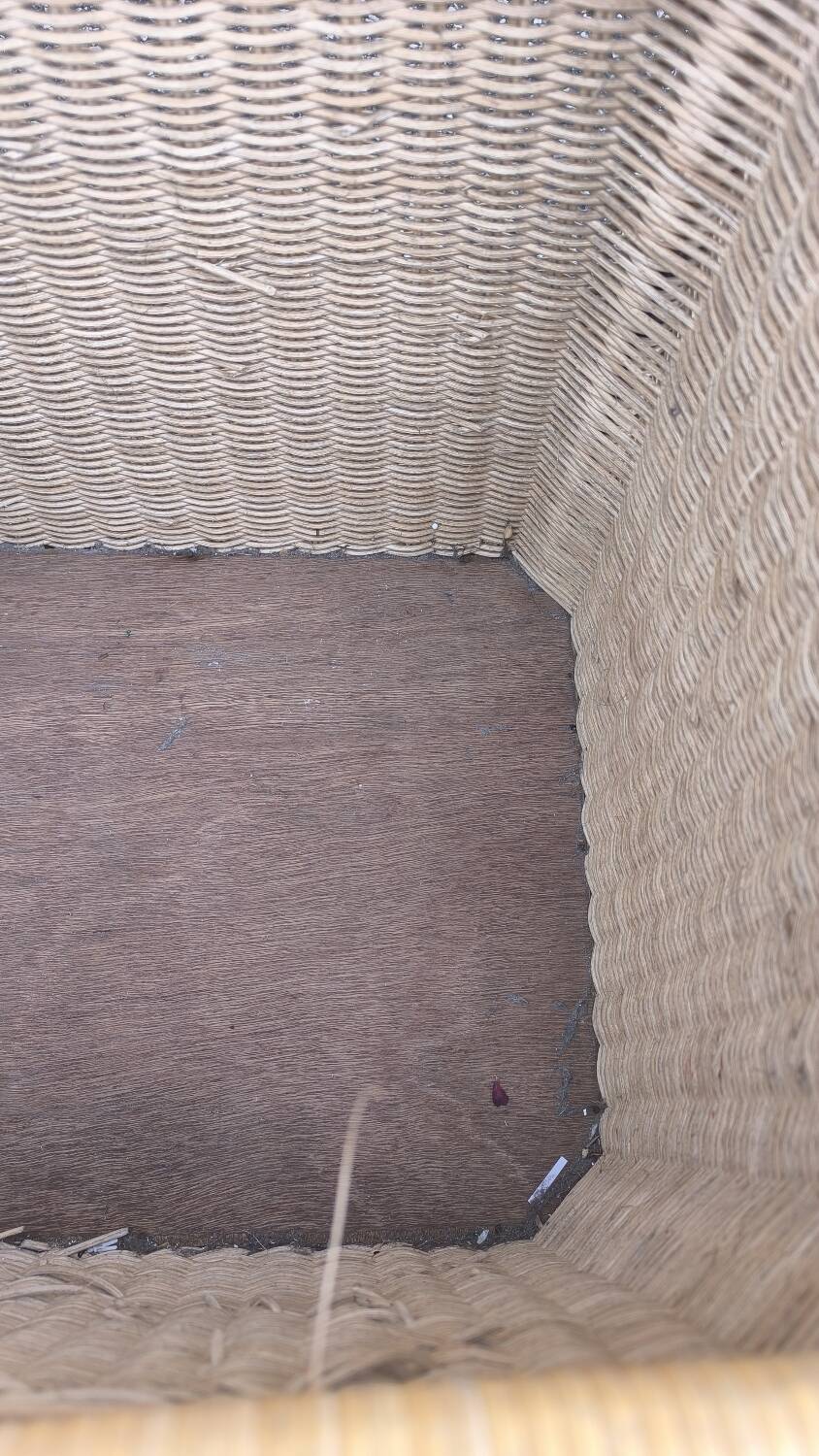 Vintage rattan chest