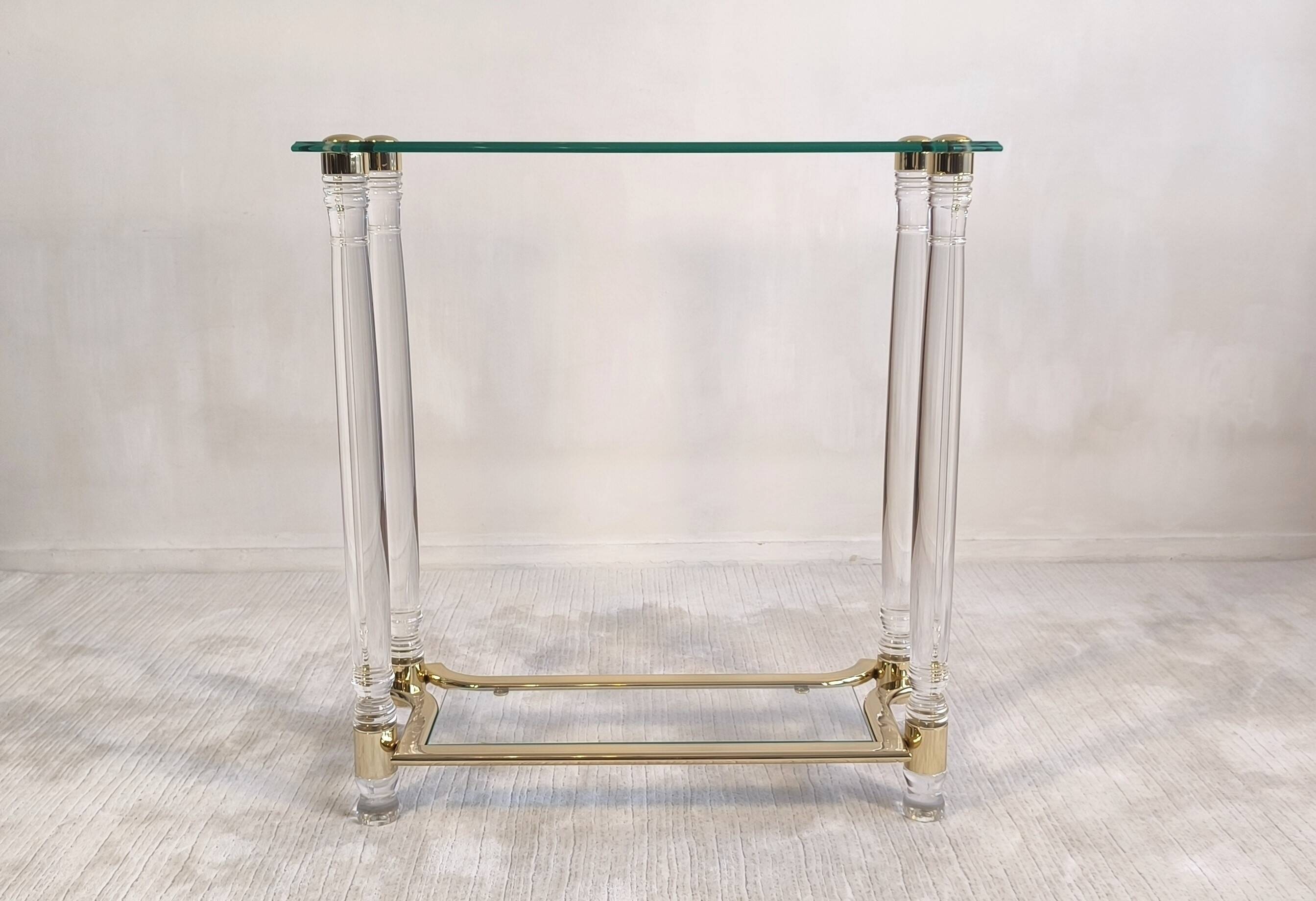 Très belle Console Vintage Années 80 DLG Roméo Réga