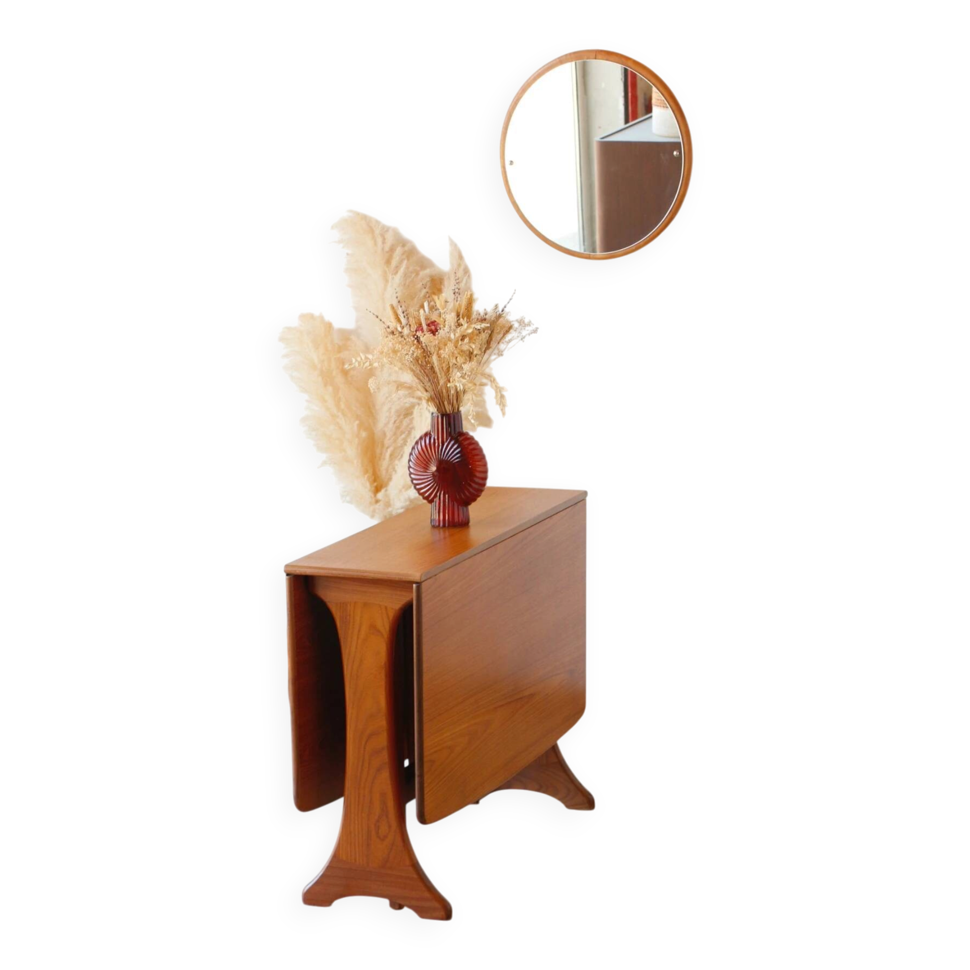 Table scandinave pliante en teck G-Plan