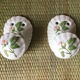 2  patères en porcelaine