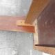 Table bistro wood and formica