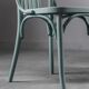 Set of 4 chairs in multicolor 50s vintage modern wood
